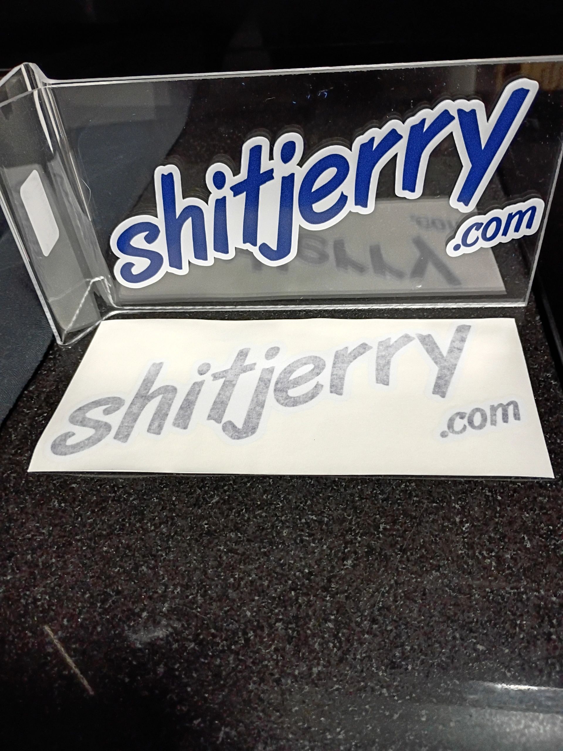 Single Blue Decal